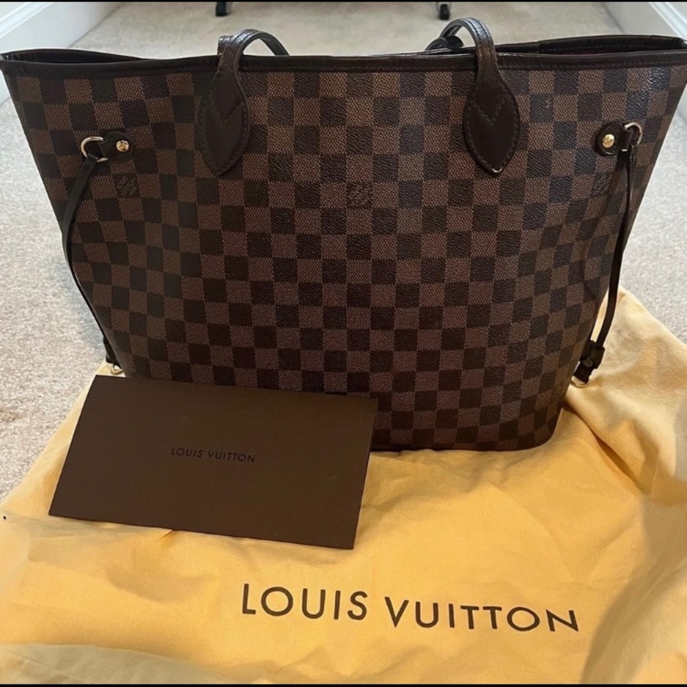 Authentic LV Damier Ebene Neverfull MM